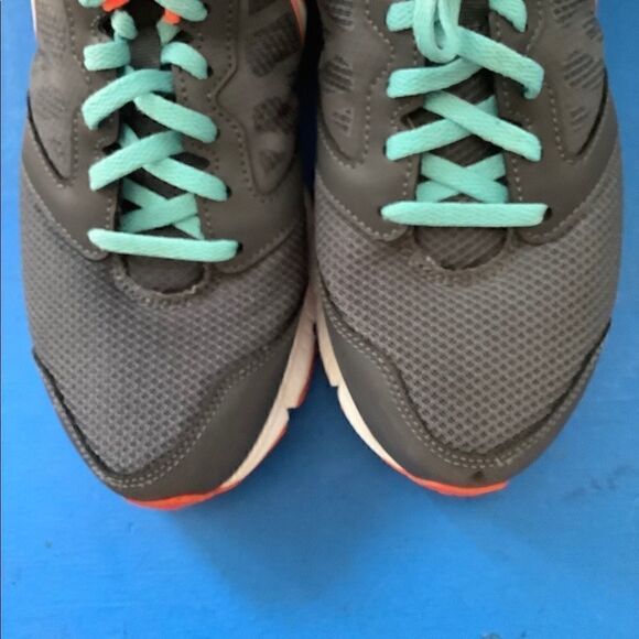 Nike Womens Downshifter Grey Blue Running Shoes - Picture 5 of 10